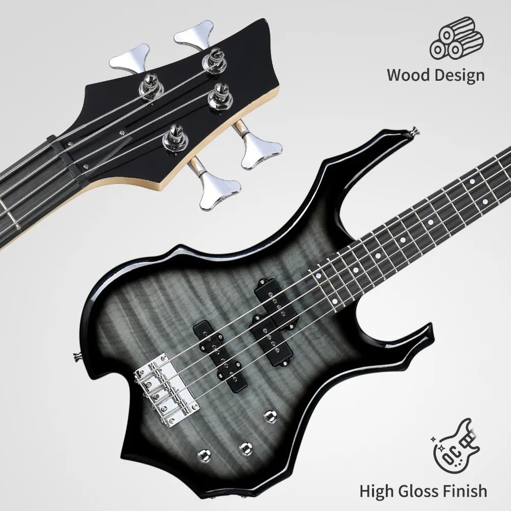 46" Full Size Electric Bass Guitar