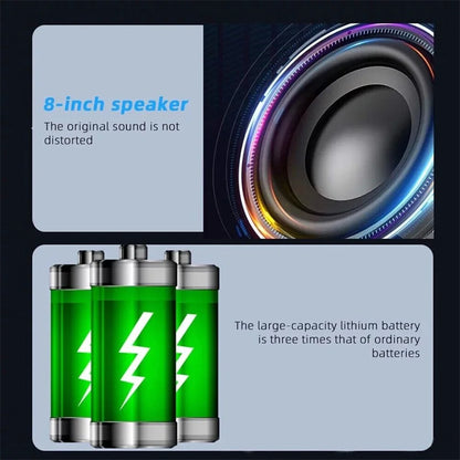 1100W Portable Bluetooth Party Speaker