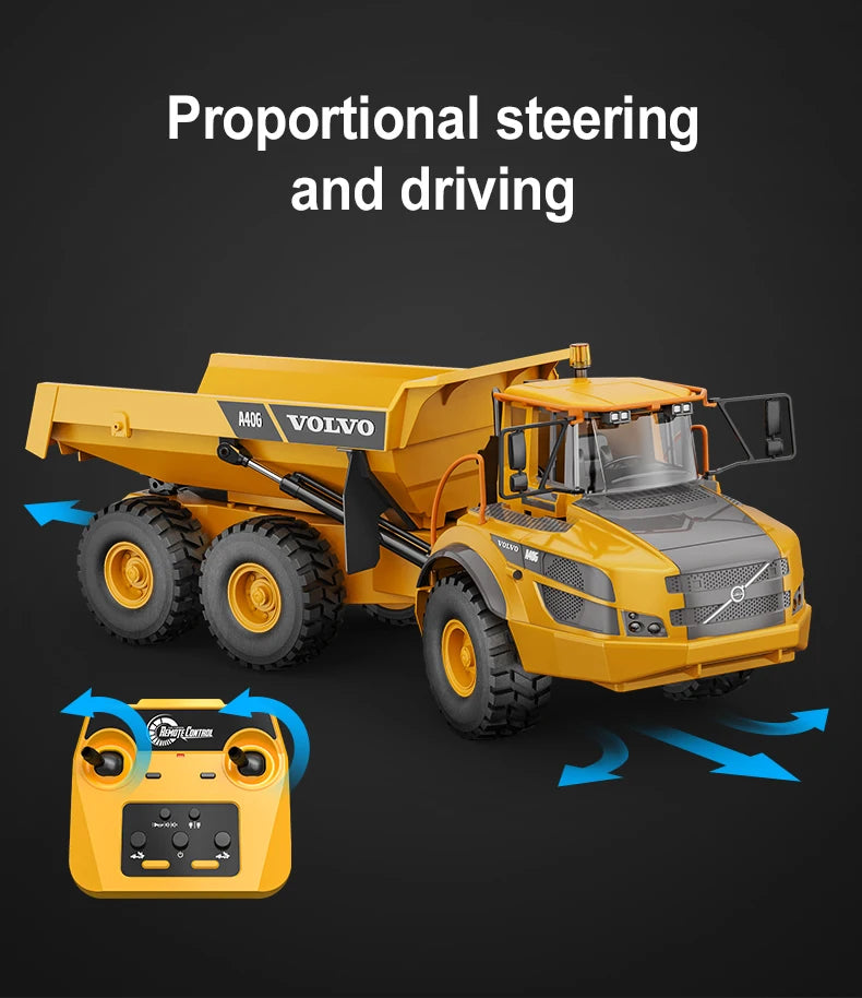 1:20 Scale RC Articulated Dump Truck
