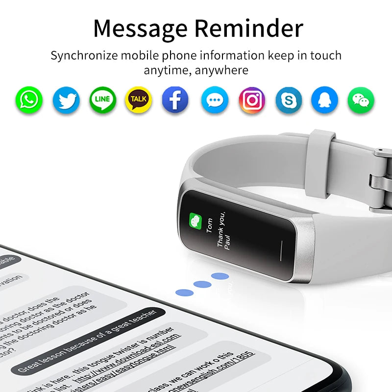Smartband Lightweight Sports, Sleep, and Health Monitoring