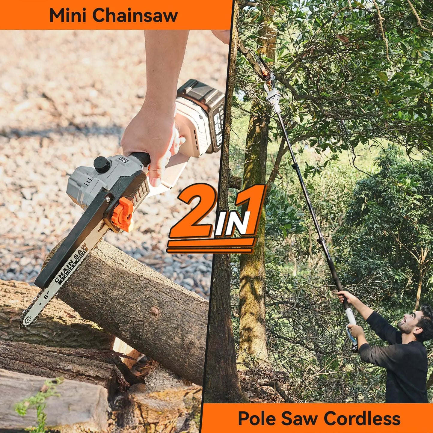 8" Extendable Pruning Chainsaw