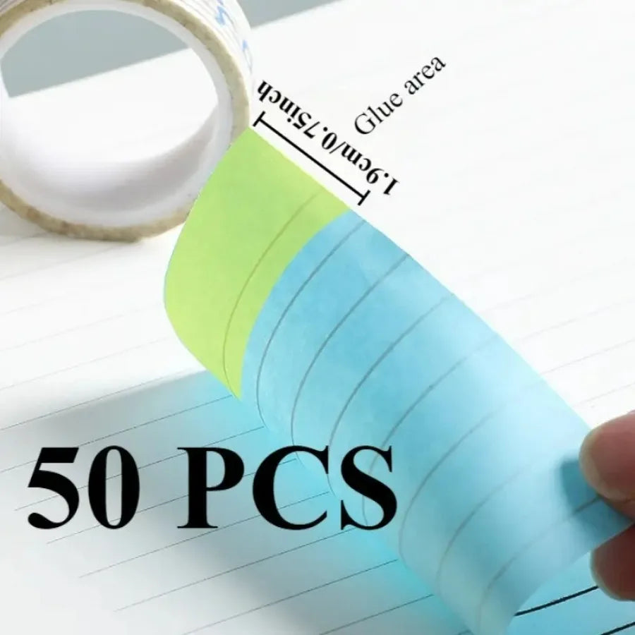 Striped, Lined Sticky Notes, for Study and Office