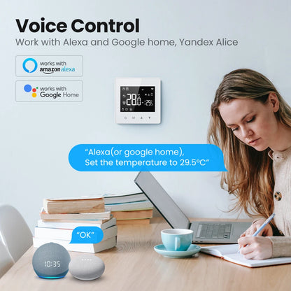 WiFi Smart Home Thermostat Compatible with Alexa ,Google Home, and Alice