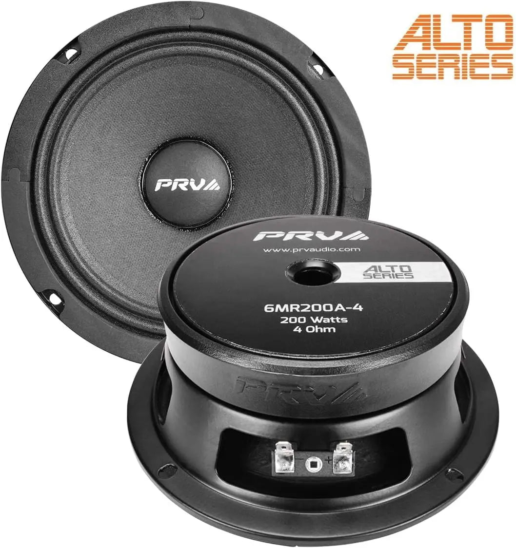 Pair, 6.5-Inch Midrange Car Speakers