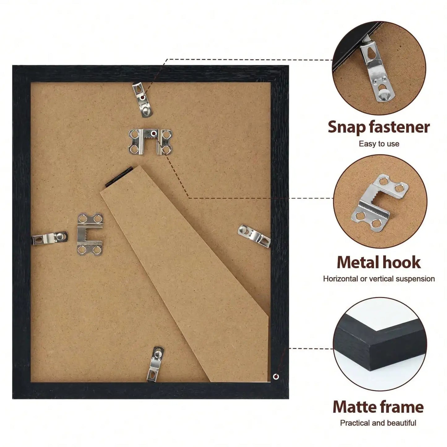10/15/20 Pack Picture Frames Set, Picture Frames Collage Wall Decor in Three Sizes 8x10, 5x7, 4x6 For Walls