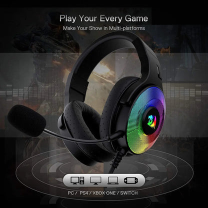 Redragon H350 RGB Wired Backlight Gaming Headset
