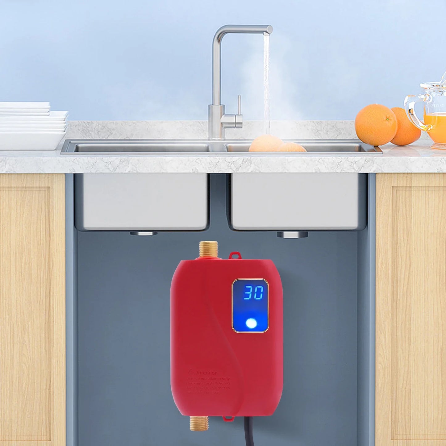 Portable 110V Instant Electric Tankless Hot Water Heater