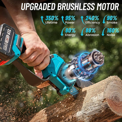 2-IN-1, 8'' Brushless Pole Saw