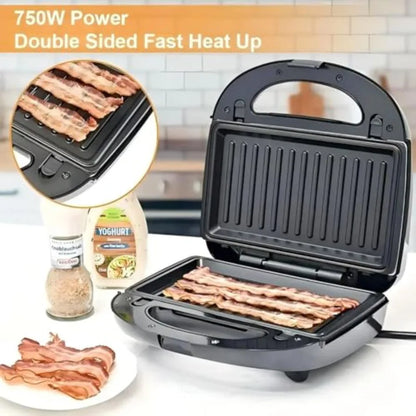 6 in 1 Waffle Maker With Removable Plates