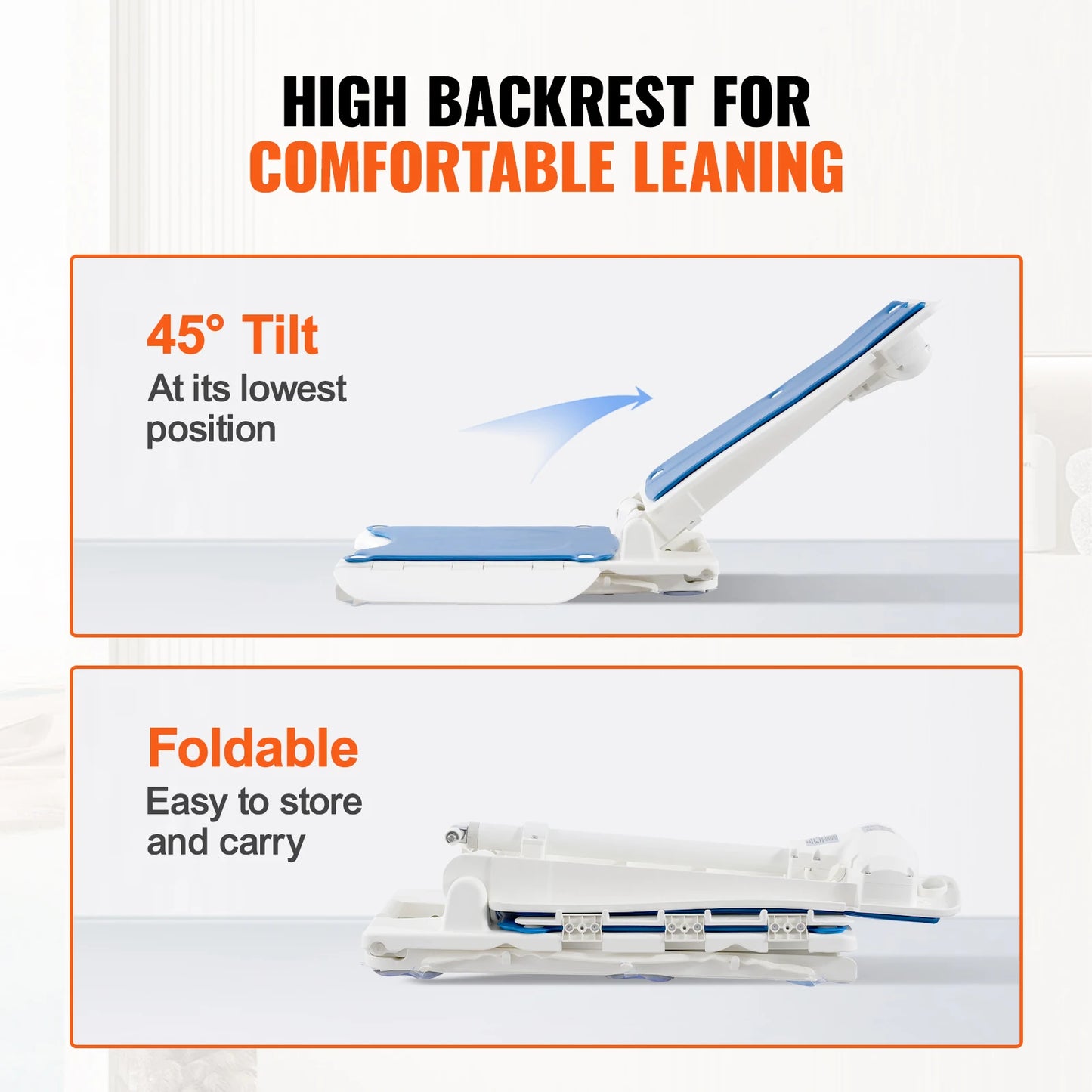 Electric Chair Lift Devices to Lift Elderly or Patients off Floor, Height Adjustable, Support Up to 310 LBS