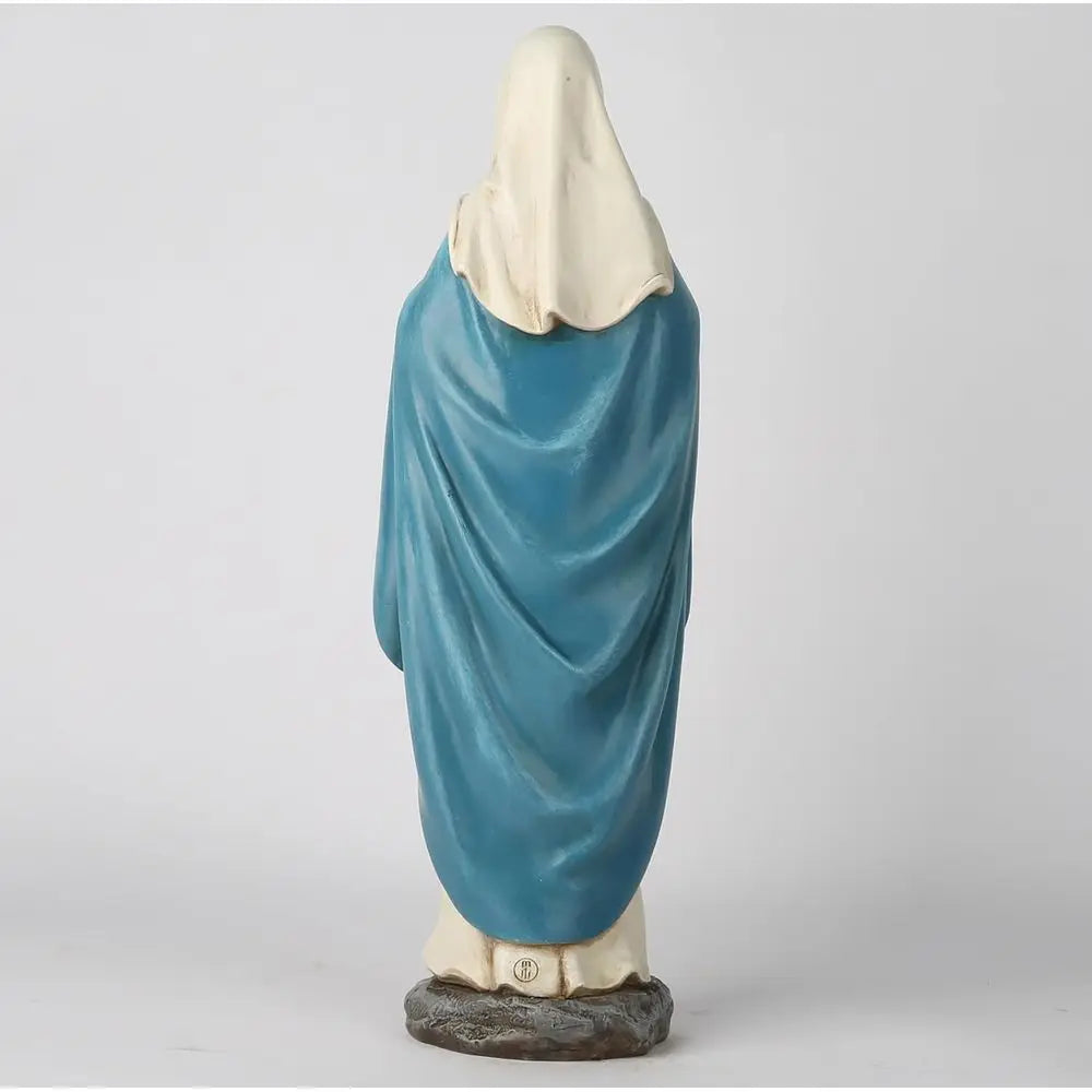16.5 inch Handcrafted Renaissance Catholic Statue of Immaculate Heart Virgin Mary for Altar and Home Decor