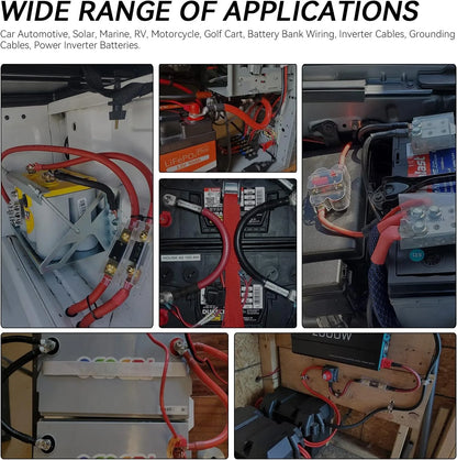 2 AWG Soft Battery Connection Cables