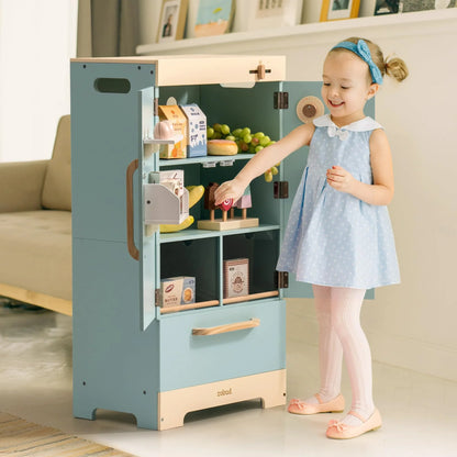 Play Kitchen Refrigerator with Ice Dispenser