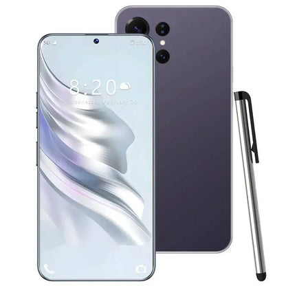 S26 Ultra Original Android Global Version 7.3Inch HD 4G 5G Dual SIM Card Facial Recognition Function 7800Mah Battery