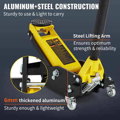 1.5 or 3T Floor Jack