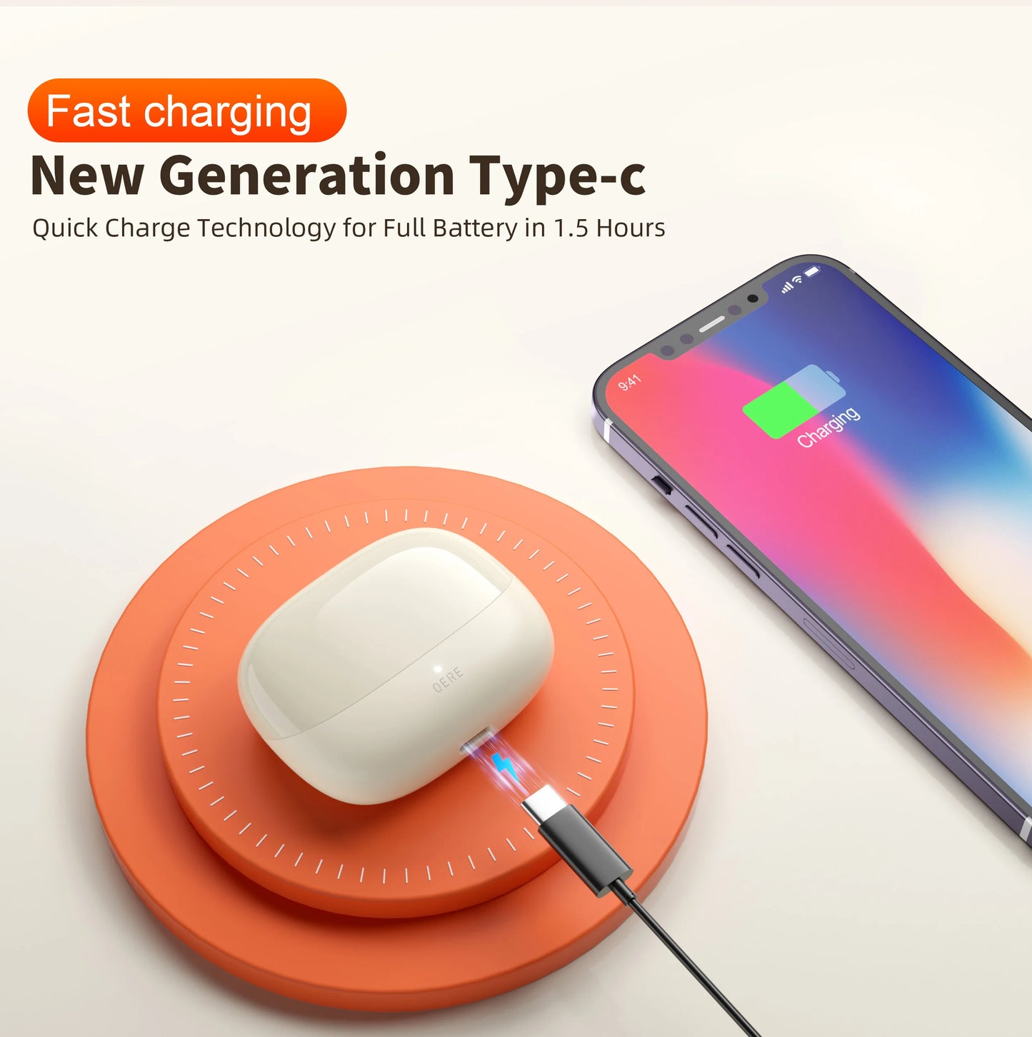 Wireless Bluetooth 5.3, HD Microphone, HIFI Earphones