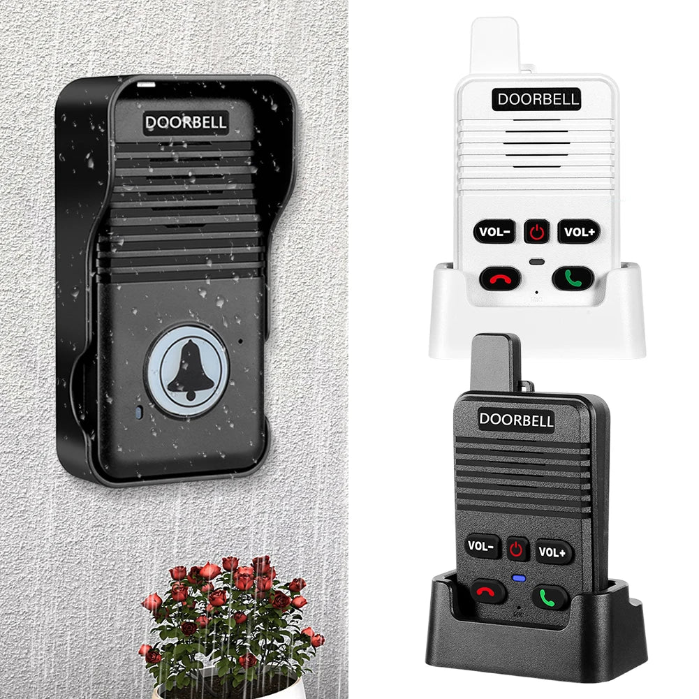 Wireless Voice Duplex Intercom Doorbell