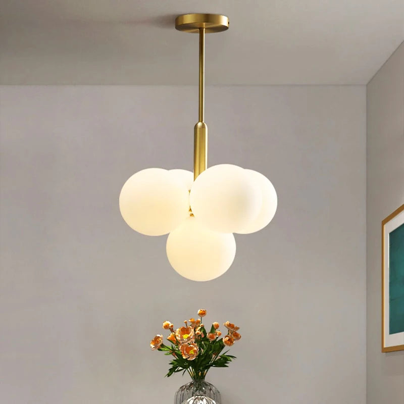 Ceiling pendant lights with G9 base bulbs, (included).