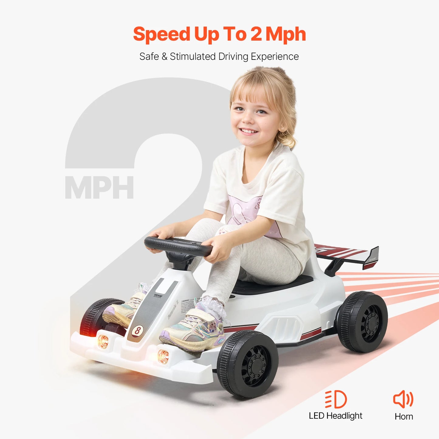 6V 4.5Ah Electric Pedal Go Kart