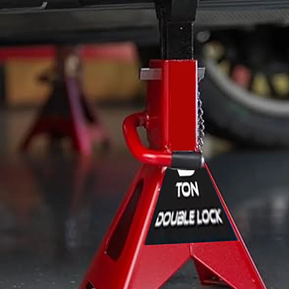 1 Pair/2Pcs Jack Stands 3 Ton with Double Locking for Lifting Car SUVS, Heavy Duty Steel, 6000 lb Capacity