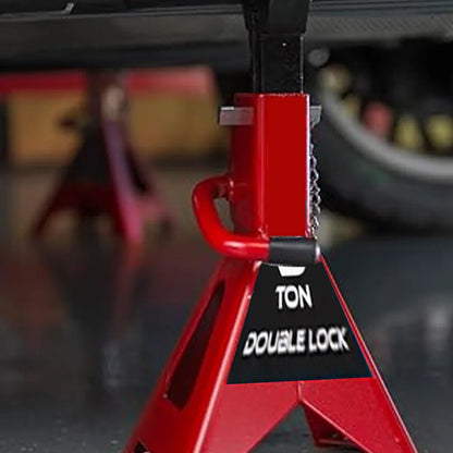 1 Pair/2Pcs Jack Stands 3 Ton with Double Locking for Lifting Car SUVS, Heavy Duty Steel, 6000 lb Capacity