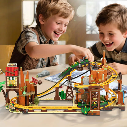Western Roller Coaster Building Set