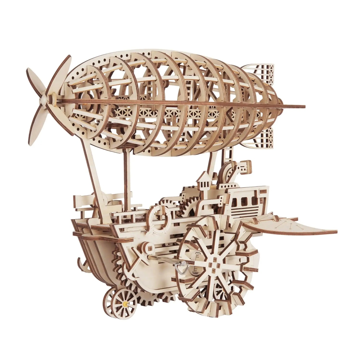 3D Wooden Puzzles Air Vehicle or Drive Tram Kit