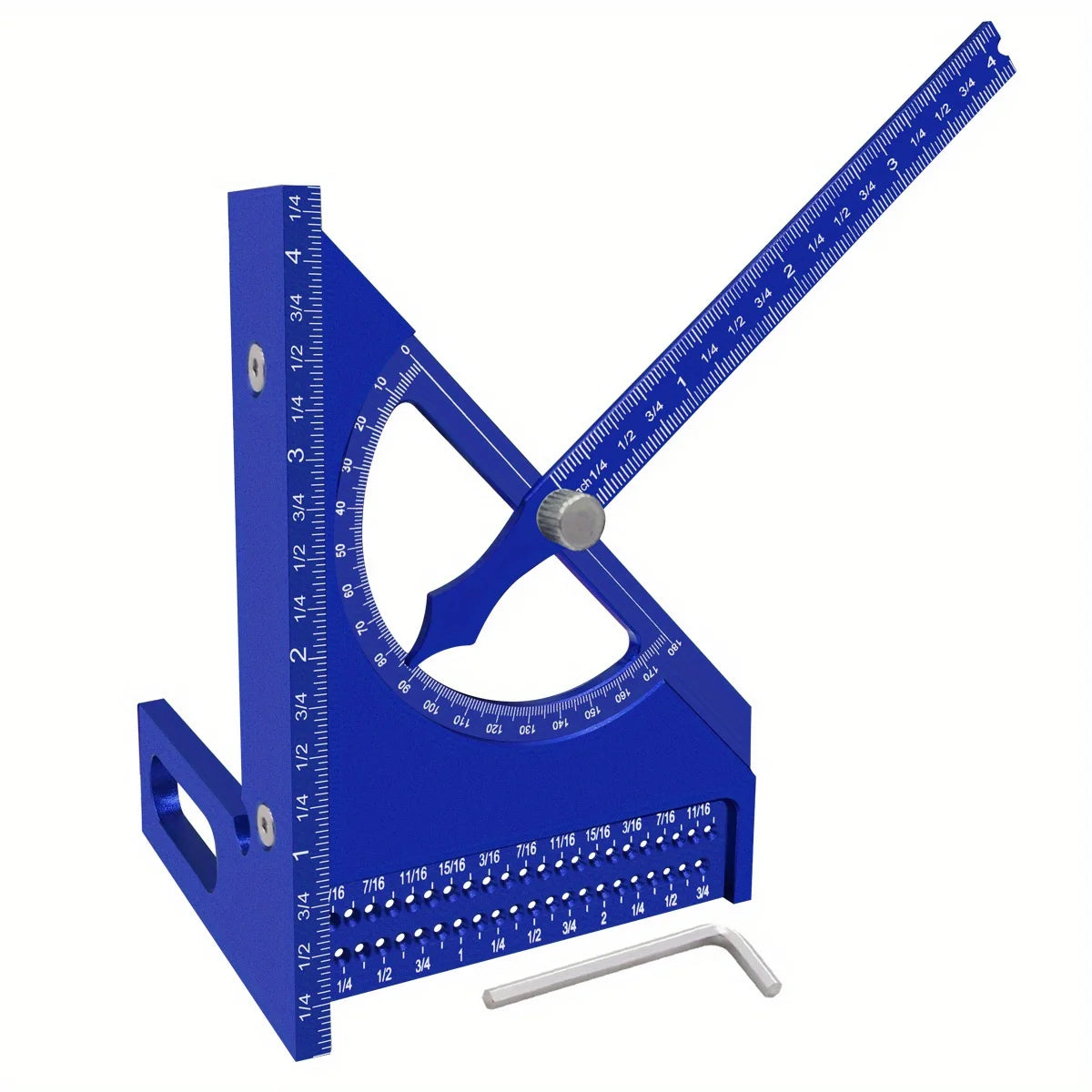 3D Adjustable Carpentry Square Protractor