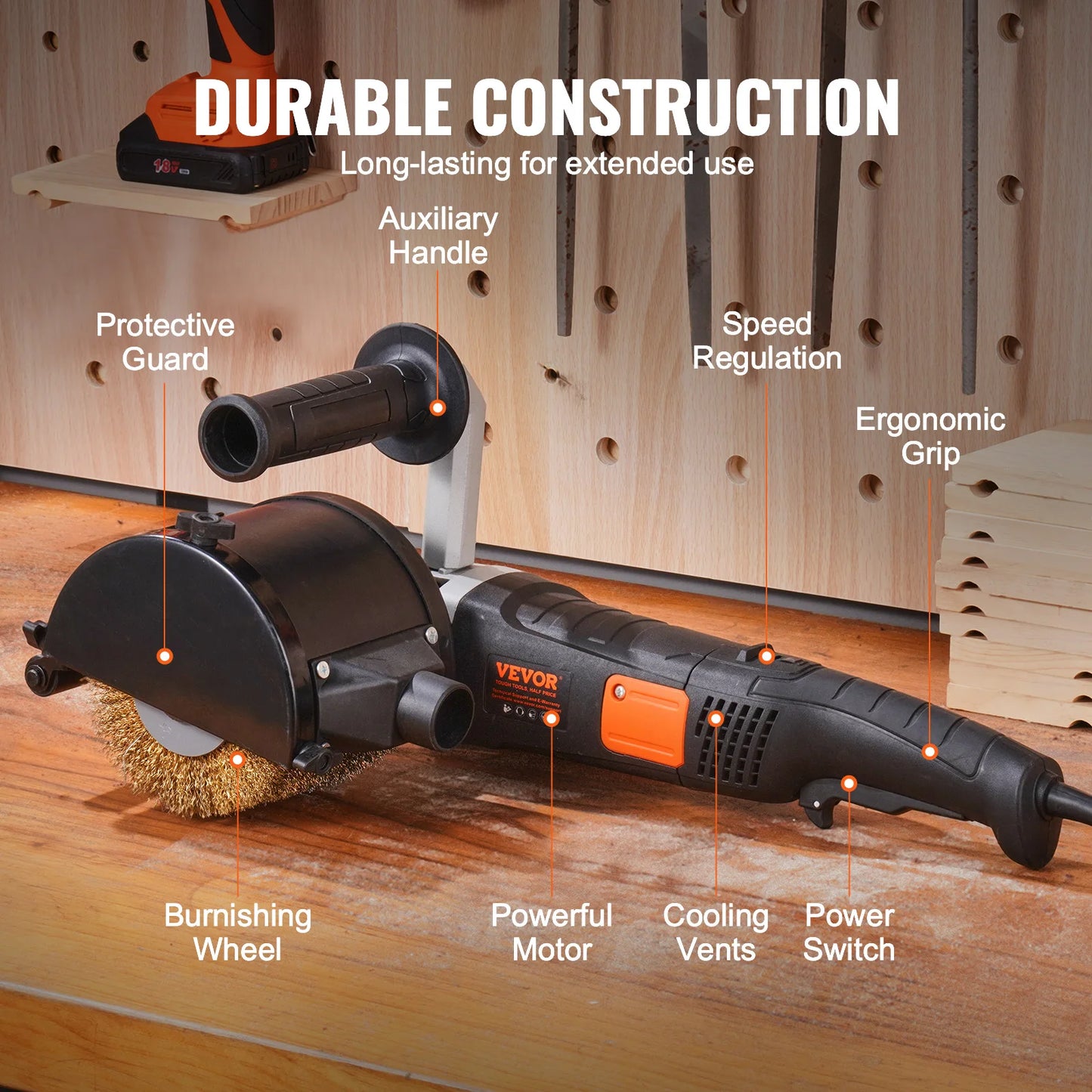 6 Variable Speed Surface Conditioning Tool
