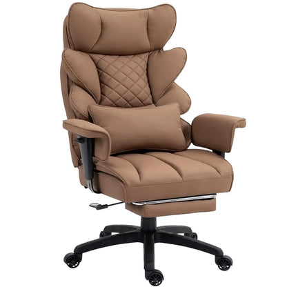 Big and Tall Office Chair with Pocket Spring Cushion, High Back Computer Gaming Chairs with Adjustable Armrests