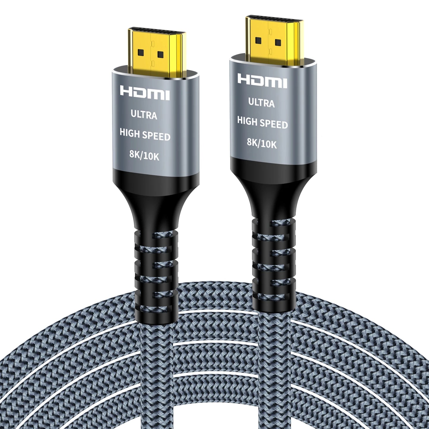 MIZIQIER 8K HDMI 2.1 Cable High Speed 48Gbps HDMI Braided Cord-8K60Hz 4K120Hz Compatible for PS5/PS4/X-Box/Roku TV/HDTV/Blu-ray