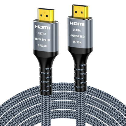 MIZIQIER 8K HDMI 2.1 Cable High Speed 48Gbps HDMI Braided Cord-8K60Hz 4K120Hz Compatible for PS5/PS4/X-Box/Roku TV/HDTV/Blu-ray
