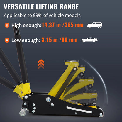 1.5 or 3T Floor Jack
