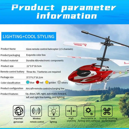 Kids Remote Helicopter With Stable Flight & Easy Control Remote Control