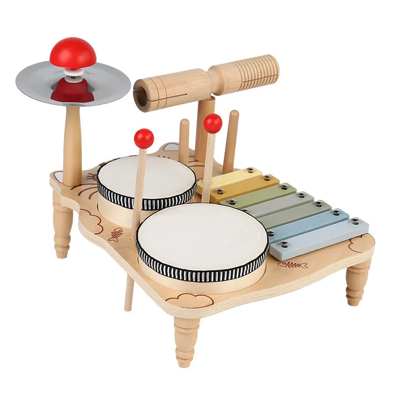 Children's wooden percussion instrument