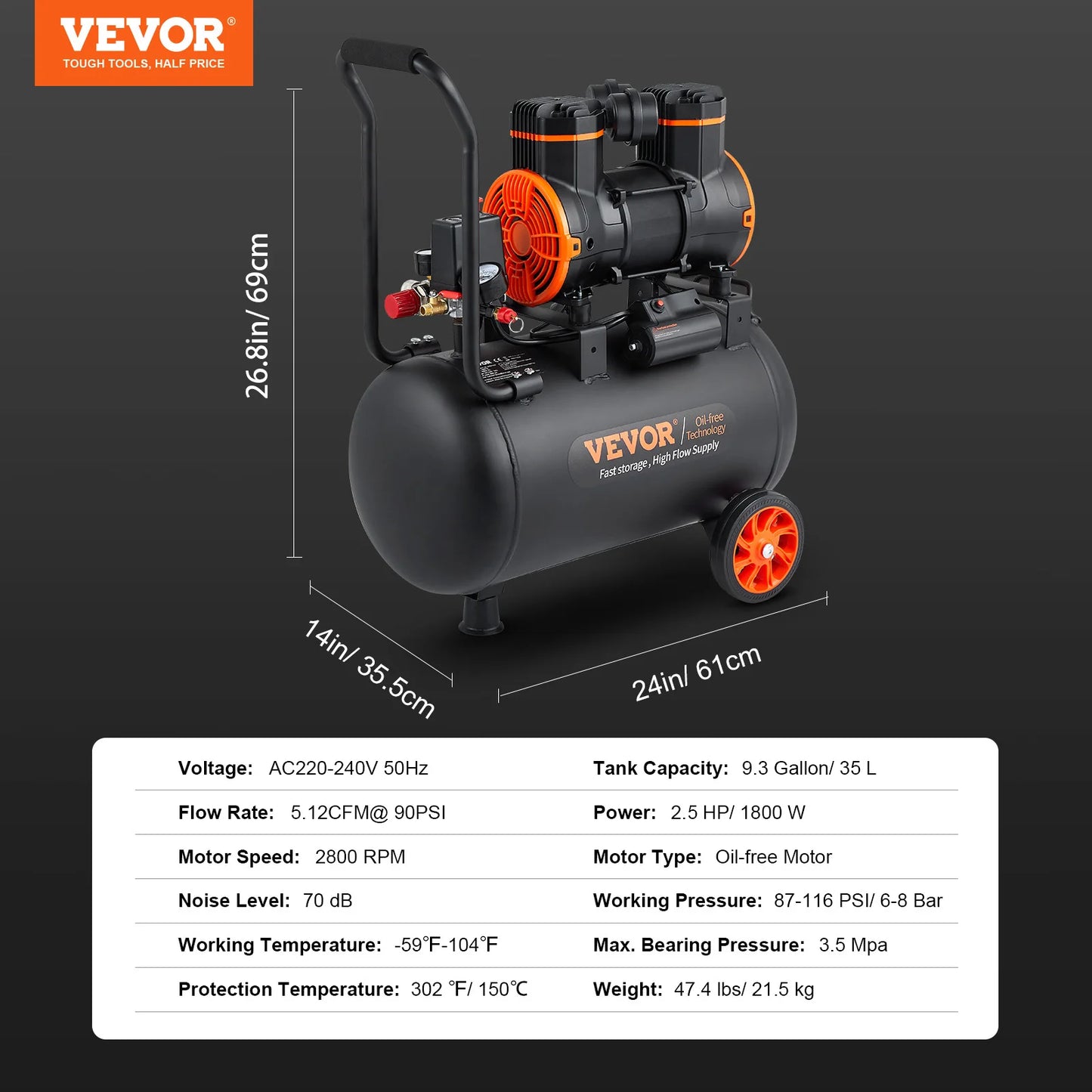 Quiet Air Compressor