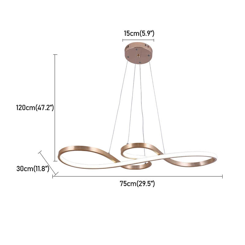Nordic LED Pendant Hanging Decorative LED Ceiling Chandelier