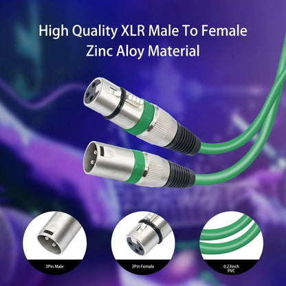 XLR Male To Female Mic Cable