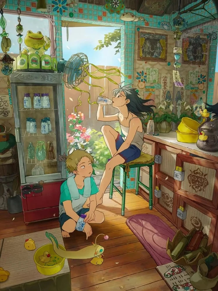 DIY Digital Oil Painting Cartoon Painting Color Hand-painted