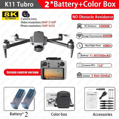 Cole Professional Turbo Drone Aerial 8K HD Dual Camera with Built-in Airdrop Intelligent Obstacle Avoidance