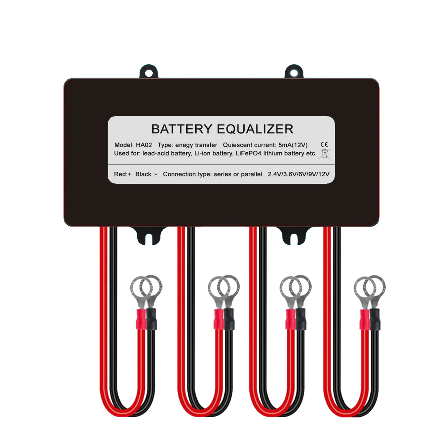 ANGUI HA02 HC02 Batteries Voltage Equalizer Balancer li-ion Lead Acid Battery Parallel series Solar Controller Regulator 48v