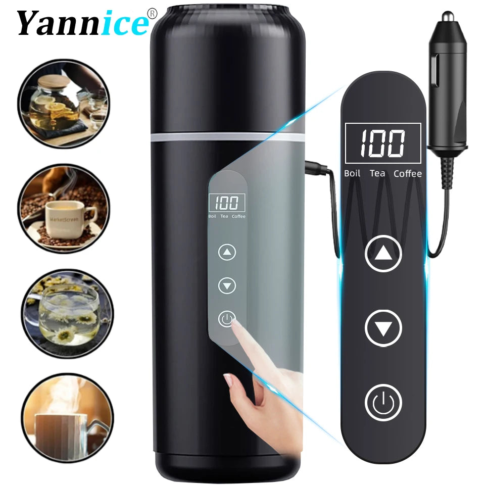 Portable Car Heating 500ml Travel Thermal Cup
