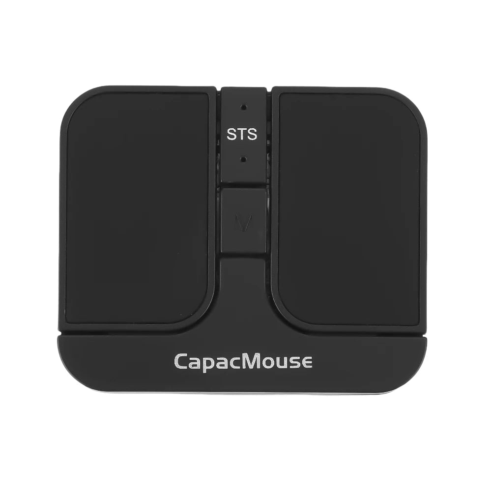 Portable 3 Mode BT 5.2/2.4G/USB Mini Capacitive Mouse with USB Receiver for Laptop PC