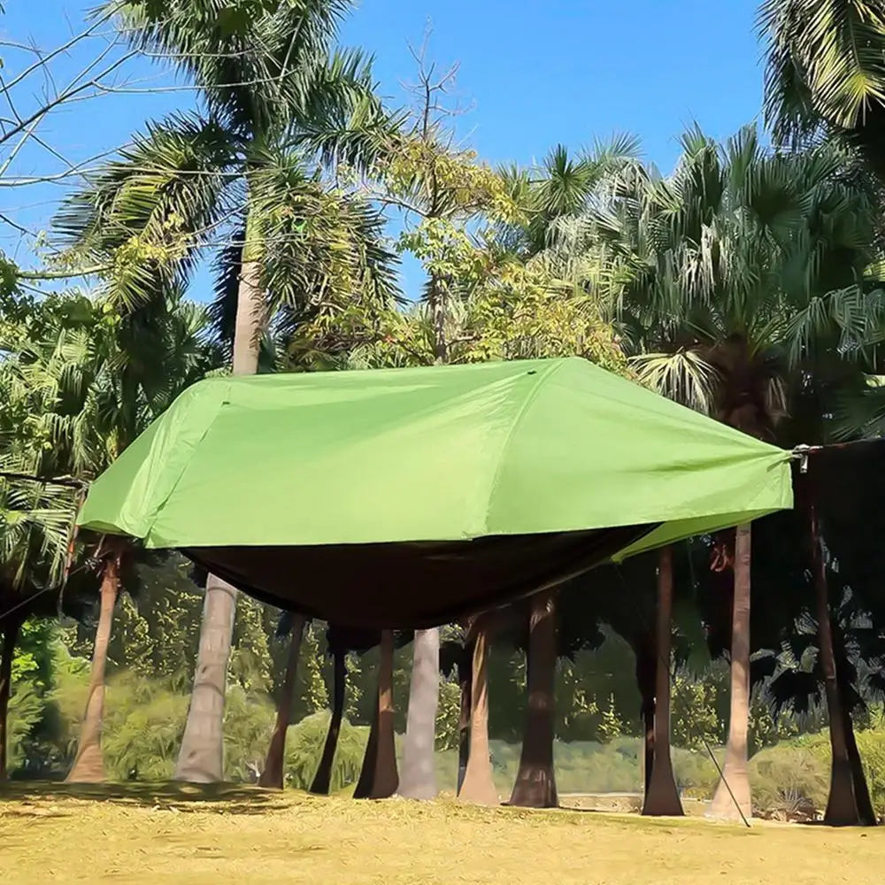 2 Person Outdoor Camping Hammock 2.7x1.4m Lightweight With Hanging Mosquito Net