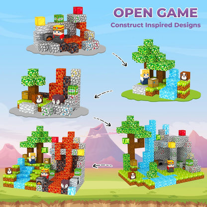 100PCS Magnetic Building Blocks