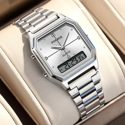 Luxury Women's Quartz Wristwatches Stainless Steel Waterproof Digital Watch For Women