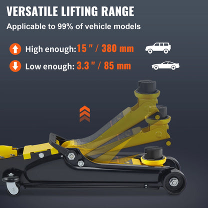 2.5T Floor Hydraulic Low Profile Floor Jack