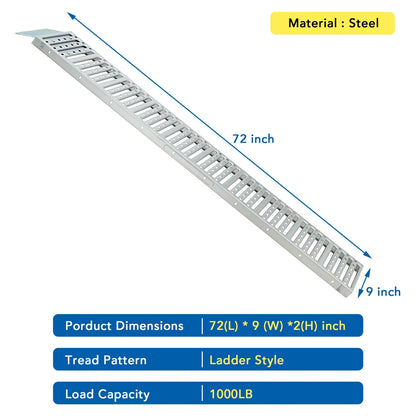 (Set of 2) Heavy-Duty Loading Ramps