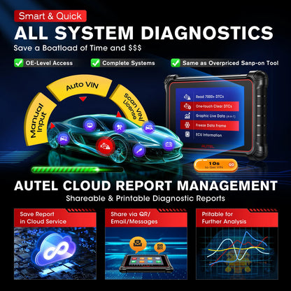 MaxiCOM MK900BT Bluetooth Car Diagnostic OBD2 Scanner