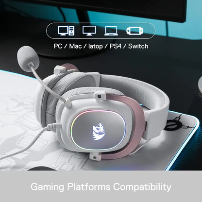 RGB Wired Backlit Gaming Headset With 7.1 Surround Sound